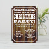 Rustige kerstfeestdag kaart (Staand voorkant)