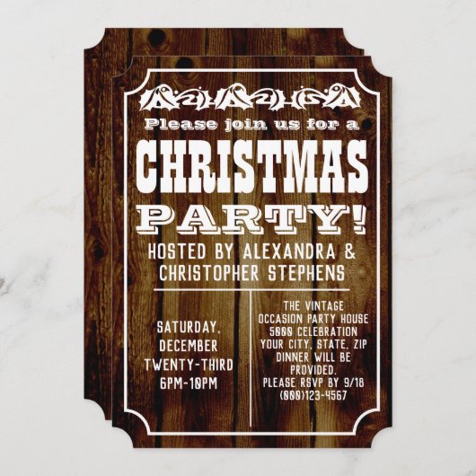 Rustige  kerstfeestdag kaart (Voorkant / Achterkant)