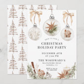 Rustige kerstfeestdag kaart (Voorkant / Achterkant)