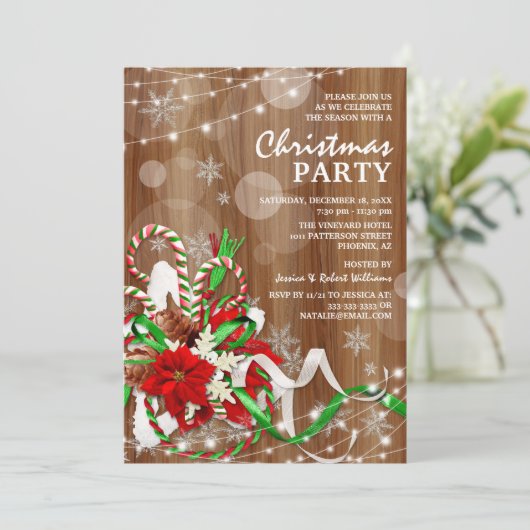 Rustige kerstfeestdag kaart (Staand voorkant)