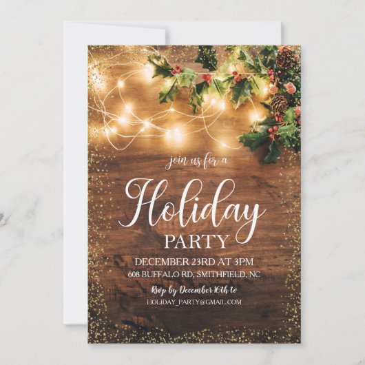 Rustige kerstfeestdag kaart (Voorkant)