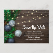 Rustige kerstfeestdag Opslaan datum Uitnodiging Briefkaart (Voorkant)