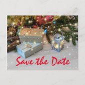 Rustige kerstfeestdag Opslaan datum Uitnodiging Briefkaart (Voorkant)