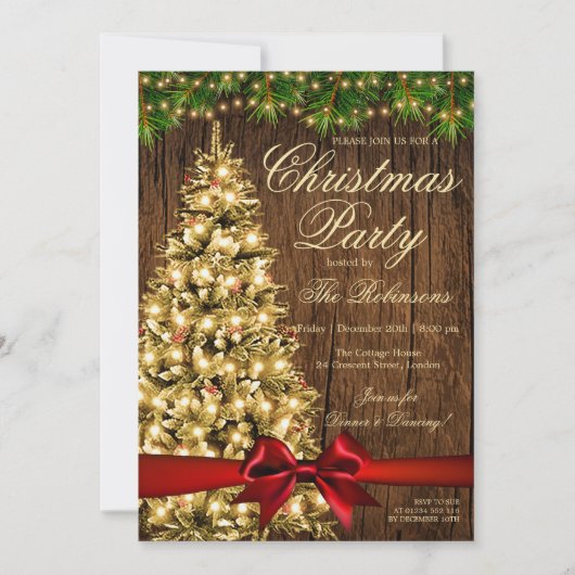 Rustige kerstfeestdag | Rammenstruatiellampjes en  Kaart (Voorkant)