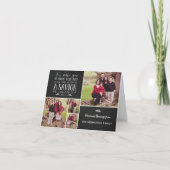 Rustige kerstfeestelijke foto van Verse Chalkboard Feestdagen Kaart (Voorkant)