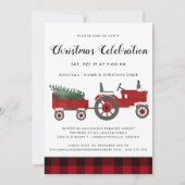 Rustige kerstfeestvieren met gebuffel kaart (Voorkant)