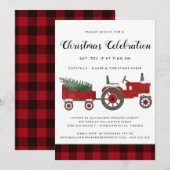 Rustige kerstfeestvieren met gebuffel kaart (Voorkant / Achterkant)