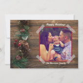 Rustige kerstfoto-feestdag Kaart (Voorkant)