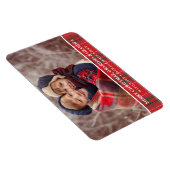 Rustige kerstfoto Red Green Magneet (Rechterzijde)