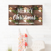 Rustige kerstgebanner spandoek (Insitu)