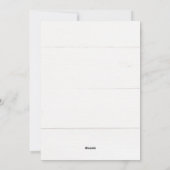 Rustige Kerstkaart met Klimop en Blad (Achterkant)