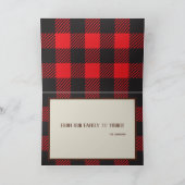 Rustige kerstkaart voor Beren van Santa  Feestdagen Kaart (Binnen)