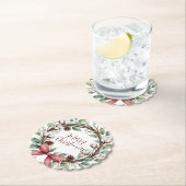 Rustige Kerstkrans Kartonnen Onderzetters (Insitu)