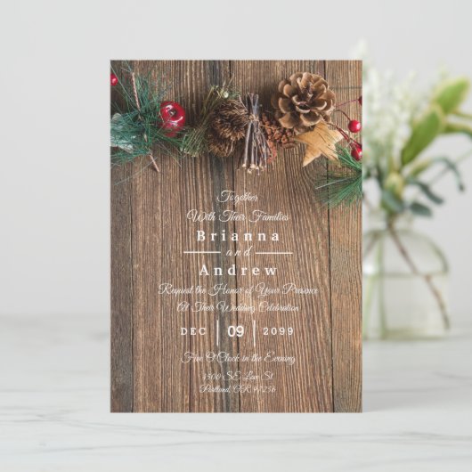 Rustige kerstkurk Star Cinnamon Wedding (Staand voorkant)