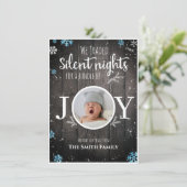 Rustige kerstman feestdagenkaart (Staand voorkant)