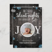 Rustige kerstman feestdagenkaart (Voorkant / Achterkant)