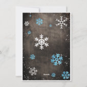 Rustige kerstman feestdagenkaart (Achterkant)