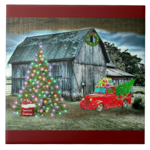 Rustige kerstmankjeskerstboom op Boerderij Tegeltje