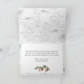 Rustige kerstmis 5 FOTOS-groet Feestdagen Kaart (Binnen)