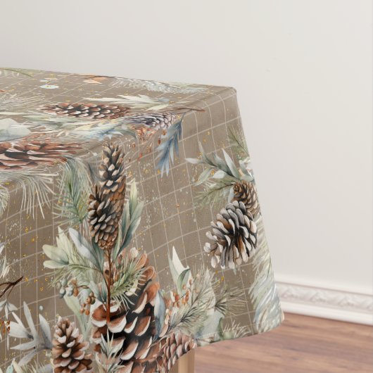 Rustige Kerstmis Boho Patroon Tafelkleed (Voorbeeld)
