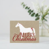 Rustige Kerstmis Feestdagenkaart (Staand voorkant)