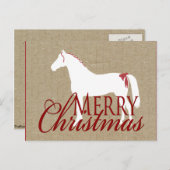 Rustige Kerstmis Feestdagenkaart (Voorkant / Achterkant)