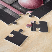 Rustige Kerstmis Hoogland Koe Jigsaw Puzzel (Zijkant)