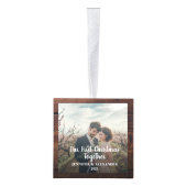 Rustige kerstmis met barnhout, foto decoratie (Rechts)