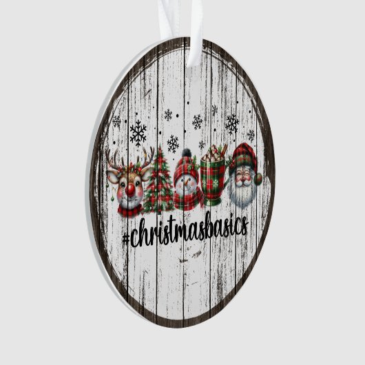 Rustige Kerstmis Ornament (voorkant)