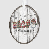 Rustige Kerstmis Ornament (voorkant)
