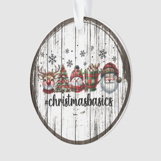 Rustige Kerstmis Ornament (voorkant)