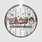 Rustige Kerstmis Ornament (voorkant)