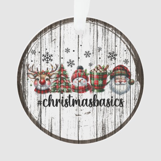 Rustige Kerstmis Ornament (voorkant)