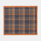 Rustige kerstpleister Fleece Blanket (Voorkant (Horizontaal))