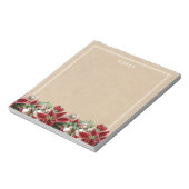 Rustige kerstpunctielampjes notitieblok (Linkerzijde)