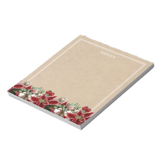 Rustige kerstpunctielampjes notitieblok (Linkerzijde)