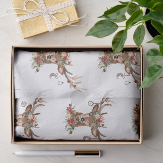 Rustige kerstrendierversierversierversiersystemen tissuepapier (Geschenk)