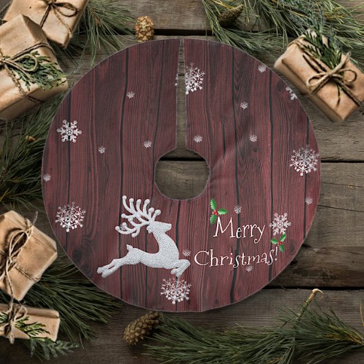 Rustige kerstrenrendierrok kerstboom rok