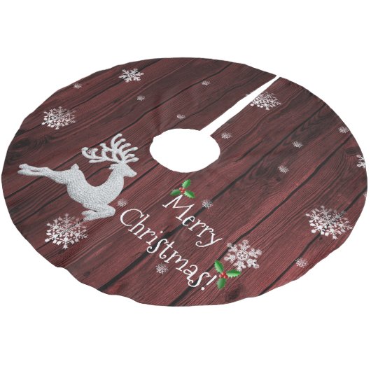 Rustige kerstrenrendierrok kerstboom rok (Gekanteld)