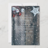 Rustige kerststerren in Wood Weddenschap (Voorkant)