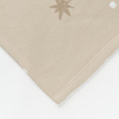 Rustige kersttonerpatronen voor kunststofpapier fleece deken (Hoek)