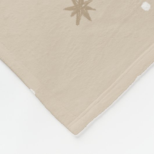 Rustige kersttonerpatronen voor kunststofpapier fleece deken (Hoek)