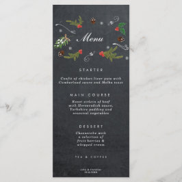 rustige kerstvakantie - trouwmenu - kaarten