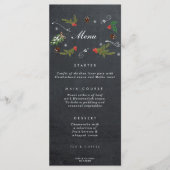 rustige kerstvakantie - trouwmenu - kaarten (Voorkant)