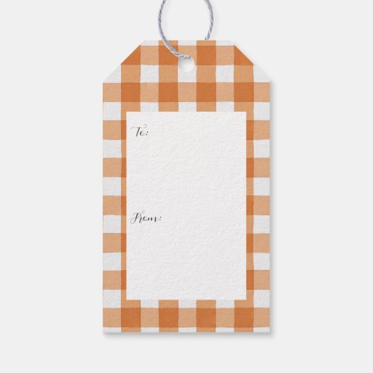 Rustige kerstvierkant-buffeltest cadeaulabel (Achterkant)