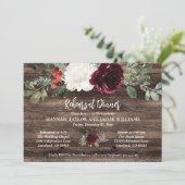 Rustige kerstwinter-repetitie kaart (Staand voorkant)