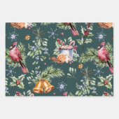 rustige keukenbladen voor ontbijtkoek inpakpapier vel (Voorkant 2)