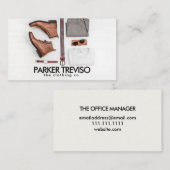 Rustige kledingmerwinkel visitekaartje (Voorkant / Achterkant)