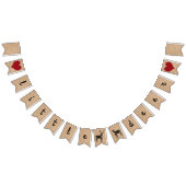 Rustige "kleine herten" baby deeg vlaggetjes (Alle)