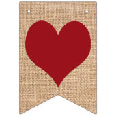 Rustige "kleine herten" baby deeg vlaggetjes (Tweede vlag)